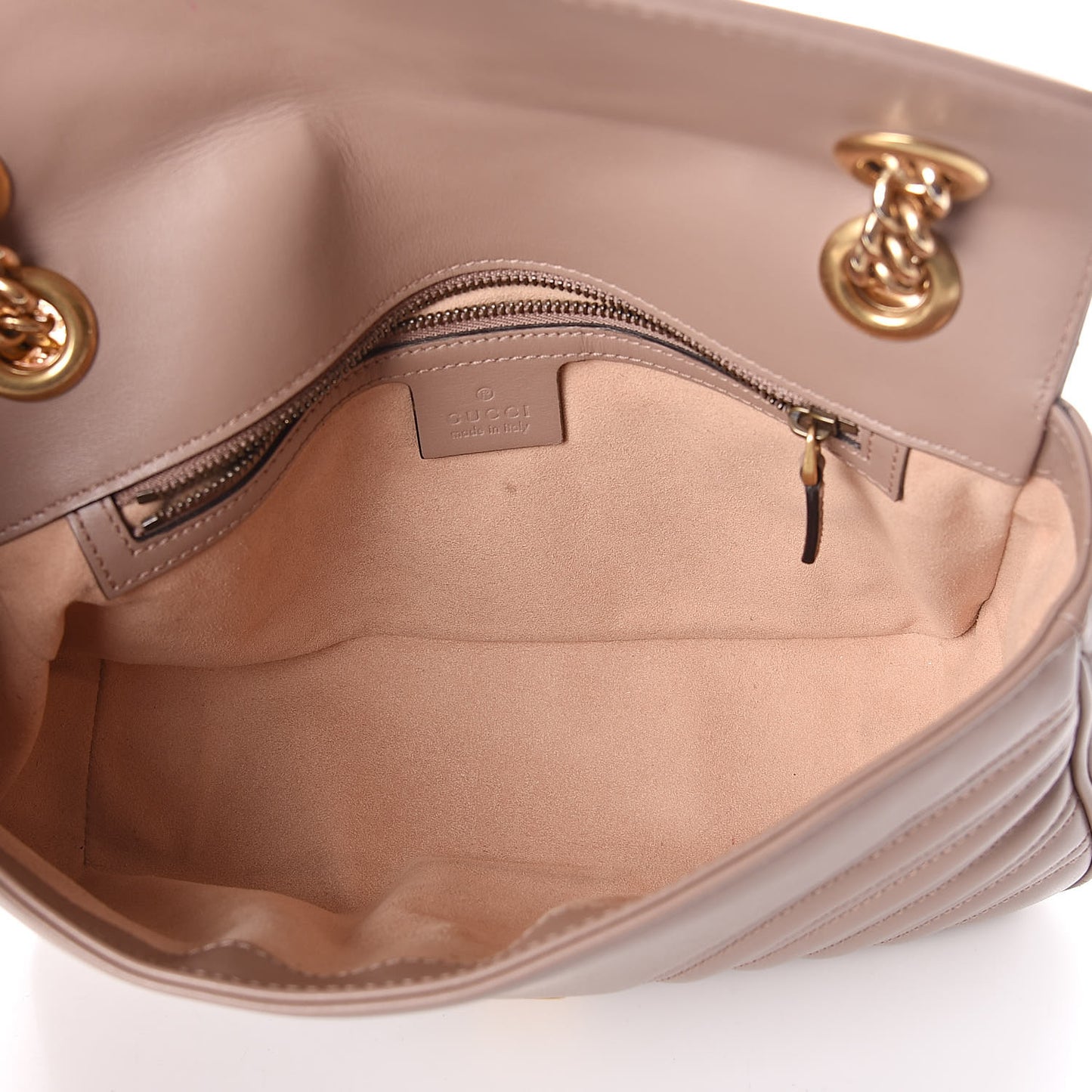 Calfskin Matelasse Small GG Marmont Shoulder Bag Porcelain Rose
