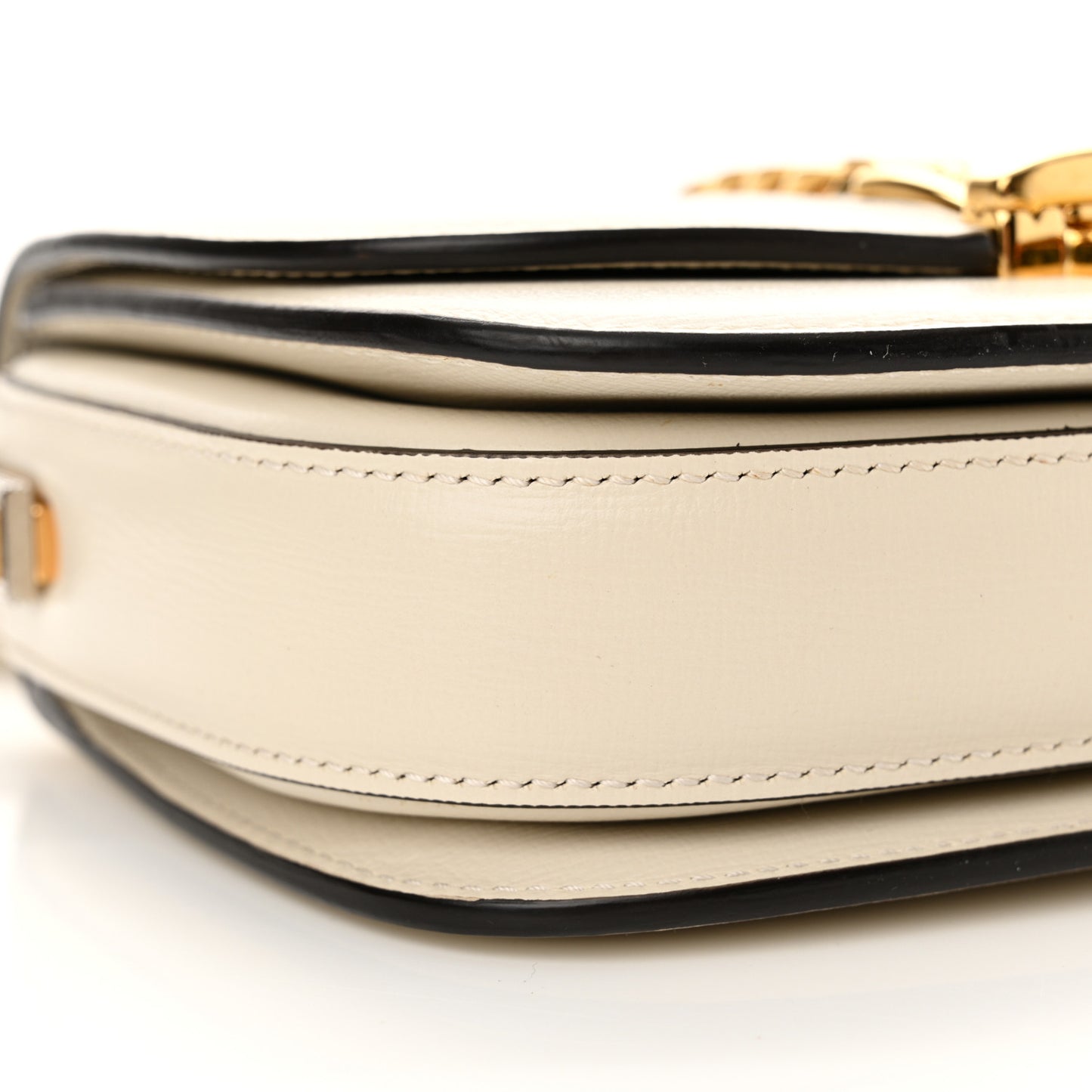 Azalea Calfskin Mini Sylvie 1969 Flap Messenger Bag Mystic White