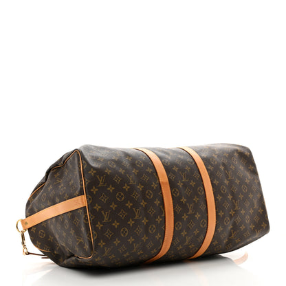 Louis Vuitton Monogram Keepall Bandouliere 55 3 of 19