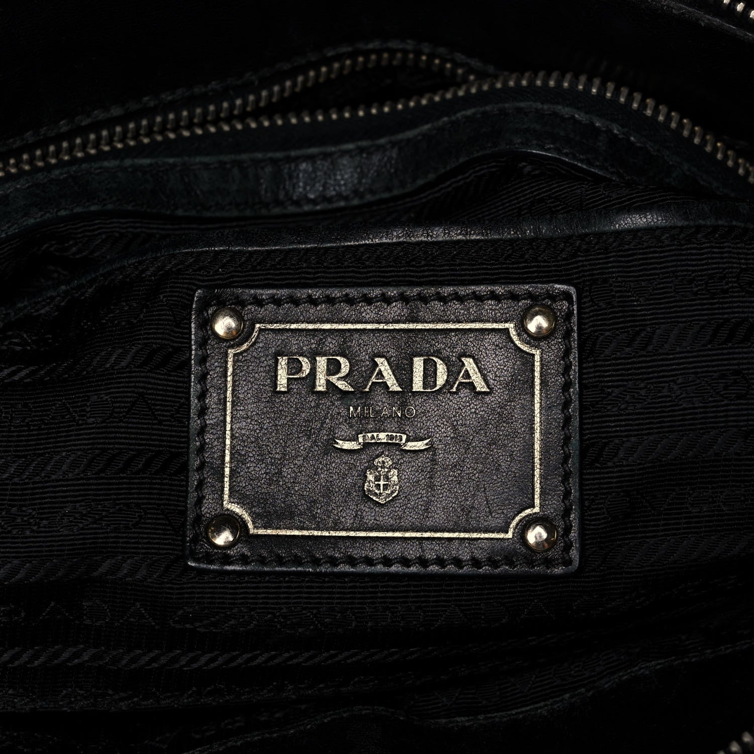 Prada Tessuto Nylon Gaufre Tote Black 5 of 9