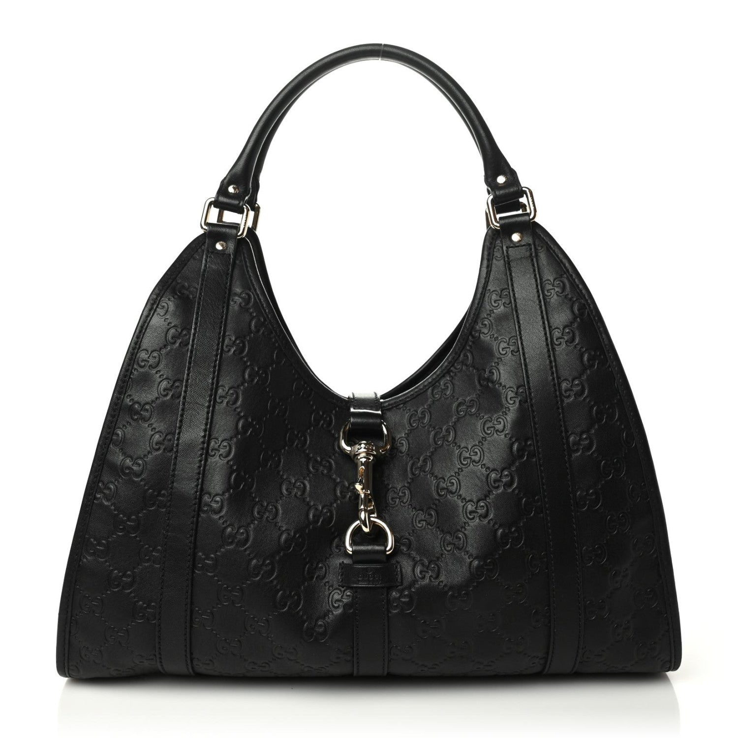 Gucci Guccissima Medium Joy Shoulder Bag Black 1 of 10