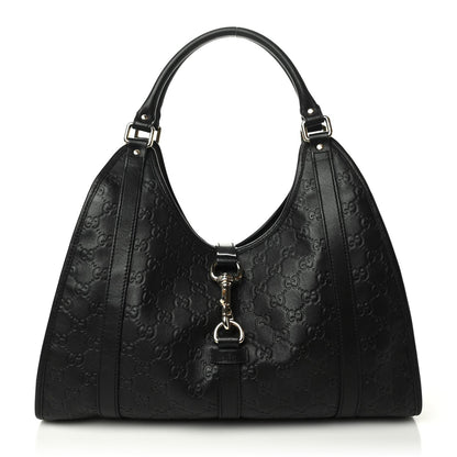 Gucci Guccissima Medium Joy Shoulder Bag Black 1 of 10