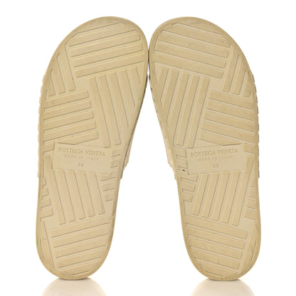 Bottega Veneta Rubber Carpet Slider Sandals 39 Sea Salt 5 of 15