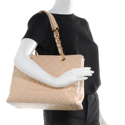 Chanel Caviar Quilted Grand Shopping Tote GST Beige 4 of 7
