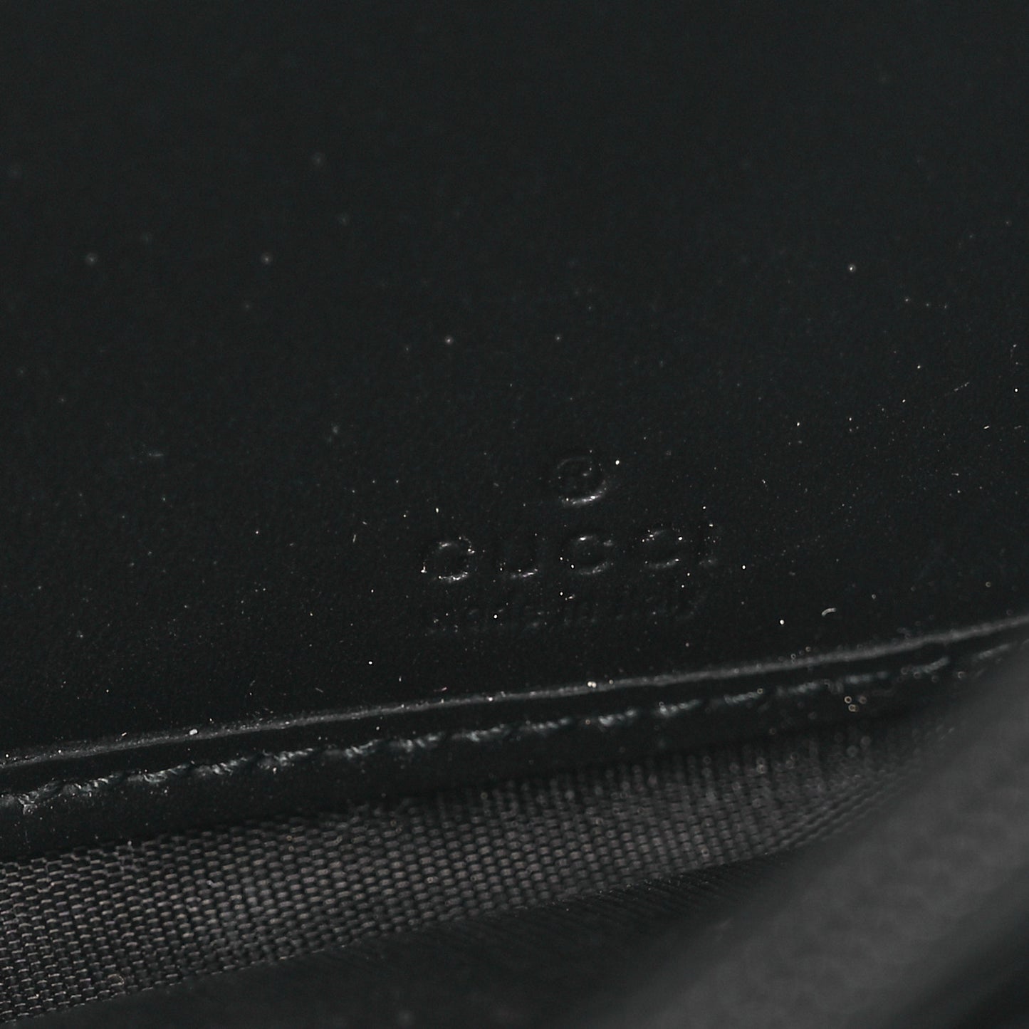 Microguccissima Bow Continental Wallet Silver