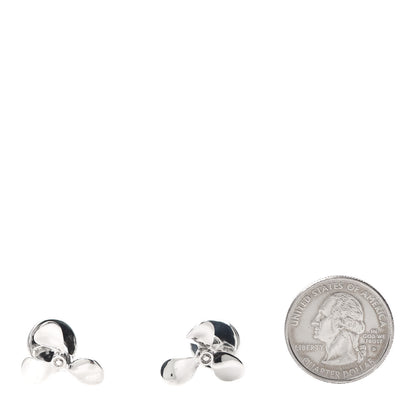 Tiffany Sterling Silver Propeller Cufflinks 2 of 4