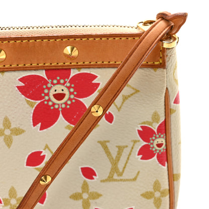 Louis Vuitton Monogram Cherry Blossom Pochette Accessories Red 12 of 14
