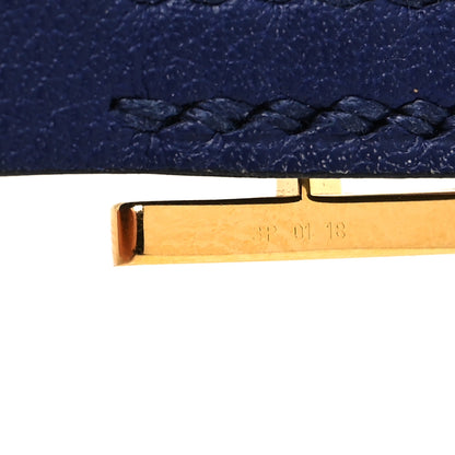 Hermes Swift Behapi Double Tour Bracelet T1 Bleu Encre Ambre 5 of 6