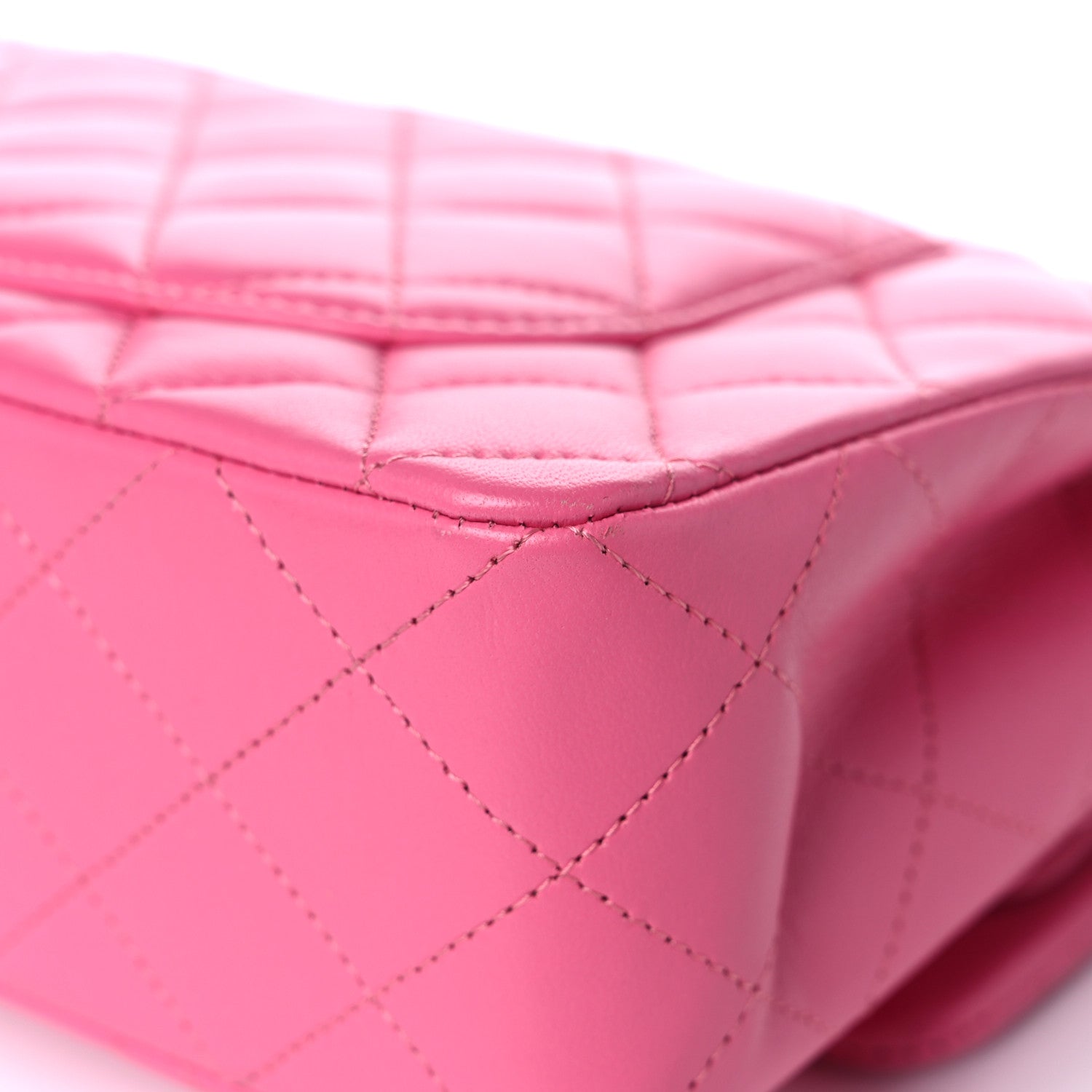 Chanel Lambskin Quilted Small Double Flap Pink 11 of 15