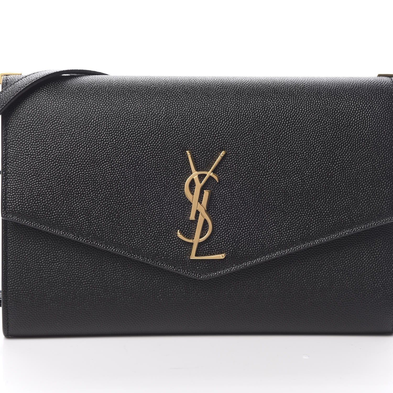 Saint Laurent Grain De Poudre Mini Uptown Crossbody Bag Black 9 of 12