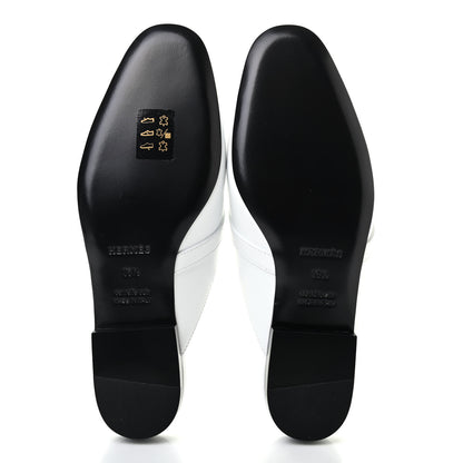 Hermes Calfskin Oz Mules 35.5 White 5 of 8