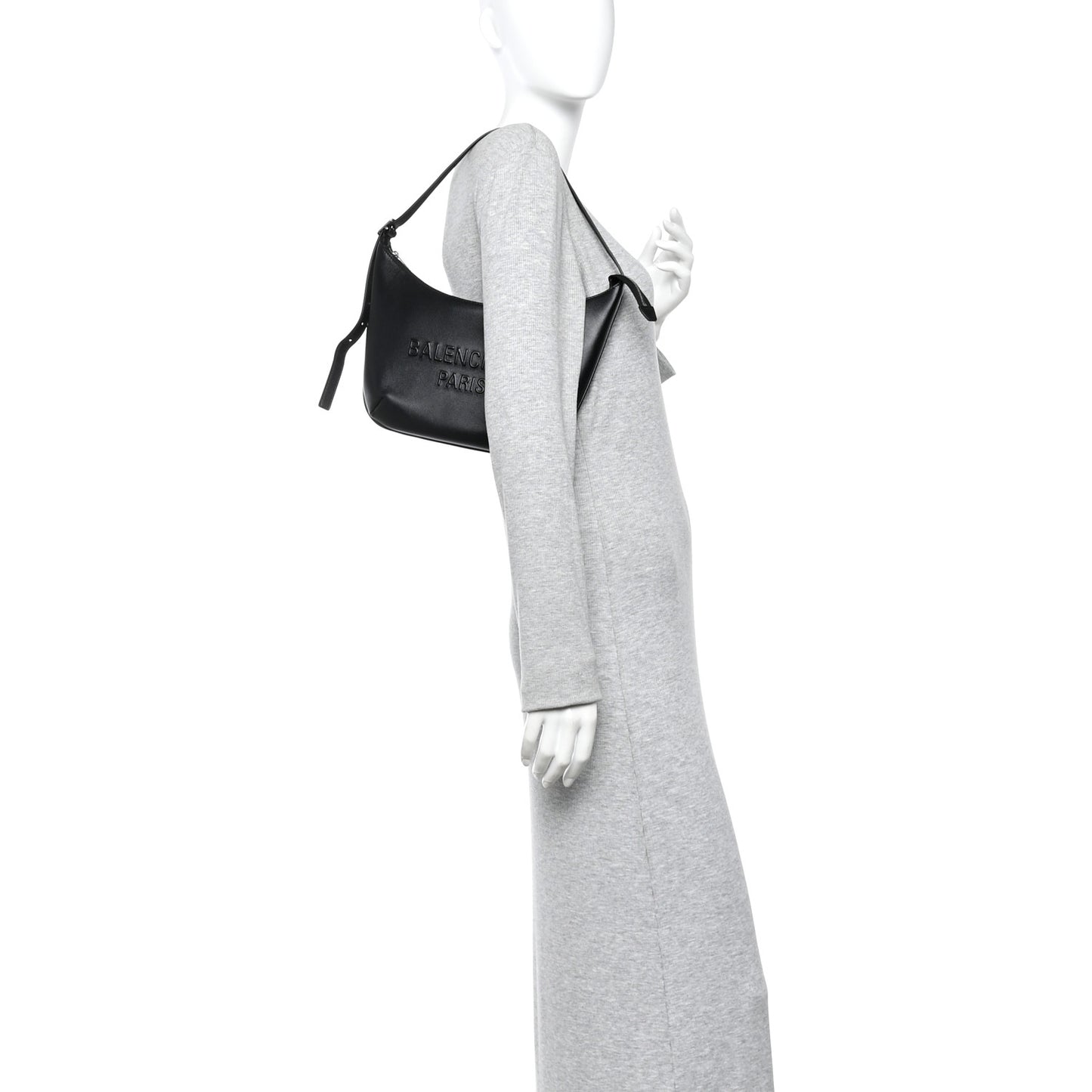 Calfskin Mary Kate Shoulder Bag Black