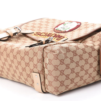 Gucci Monogram Childrens Sciroppo Patch Backpack Beige 8 of 9