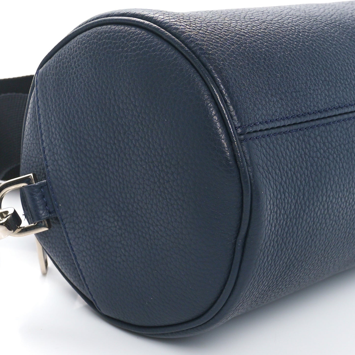 HOMME Grained Calfskin Mens Roller Pouch Blue