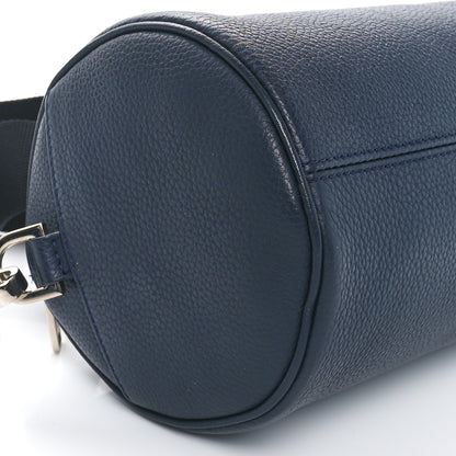 Christian Dior HOMME Grained Calfskin Mens Roller Pouch Blue 8 of 9