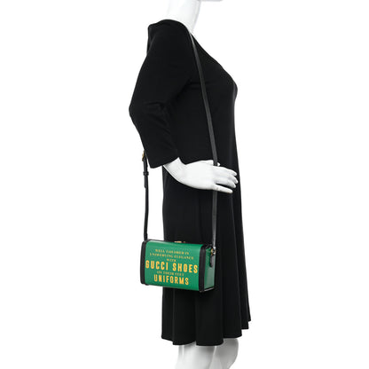 Gucci Grained Calfskin Gucci 100 Mini Bag Green 2 of 12