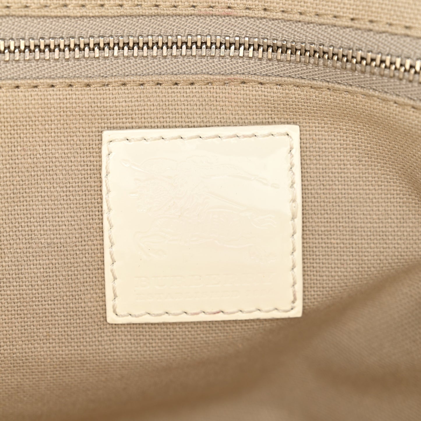 Supernova Check Hearts Small Nickie Tote White