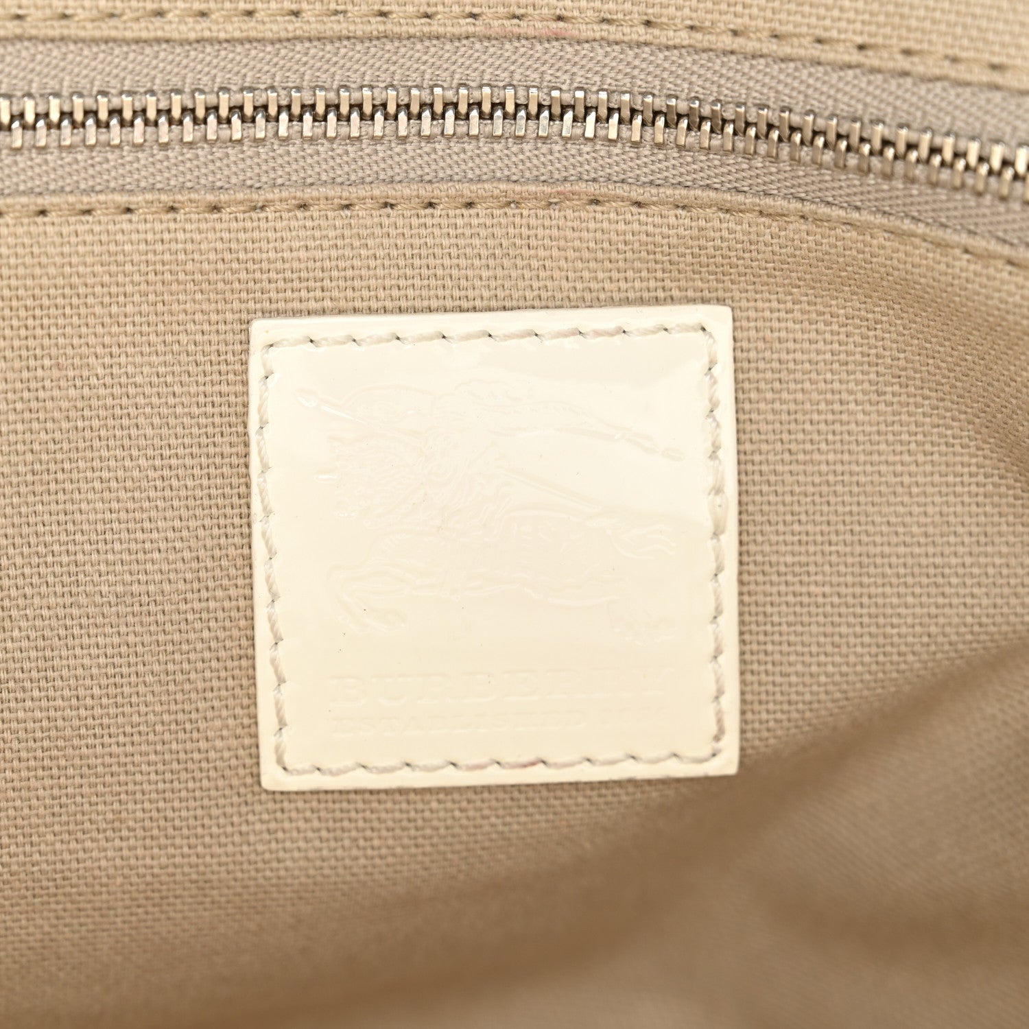 Burberry Supernova Check Hearts Small Nickie Tote White 6 of 12