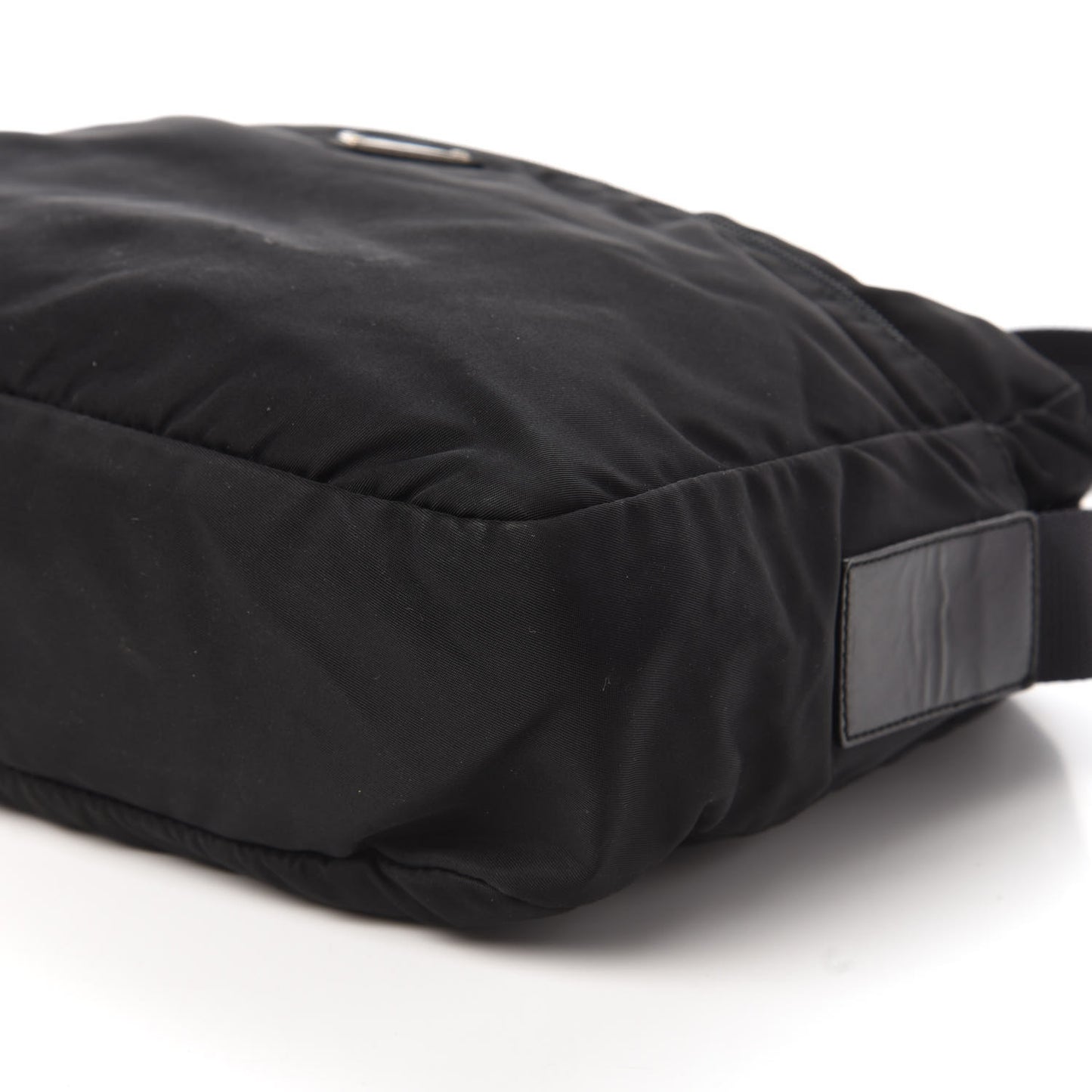 Nylon Vela Messenger Bag Black