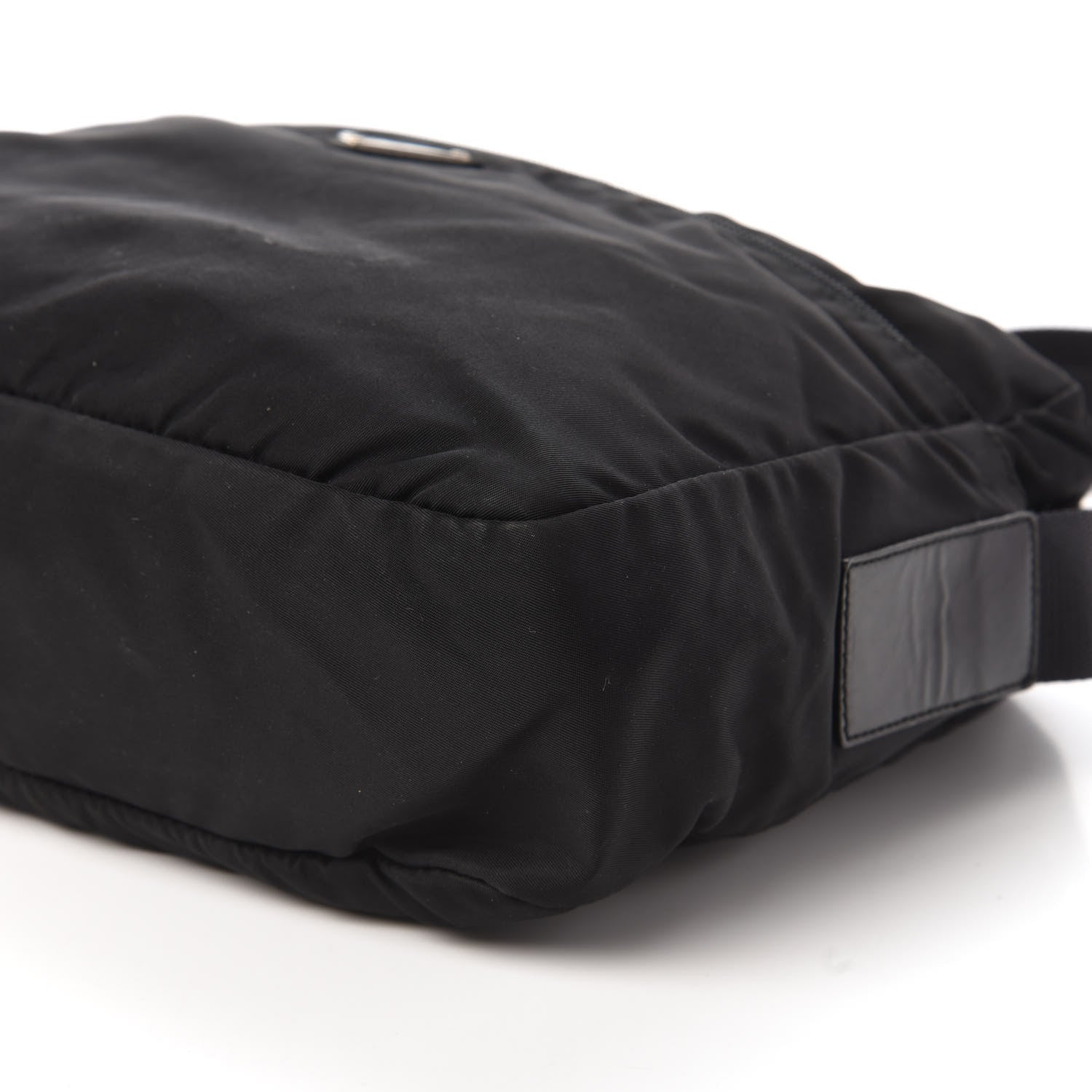 Prada Nylon Vela Messenger Bag Black 7 of 10