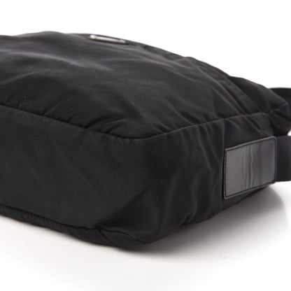 Prada Nylon Vela Messenger Bag Black 7 of 10