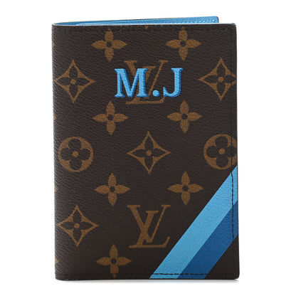 Louis Vuitton Monogram Passport Cover Bleu Clair Bleu De France 1 of 7