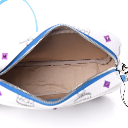 MCM Skyoptic Visetos Spectrum Diamond Camera Bag White 5 of 9