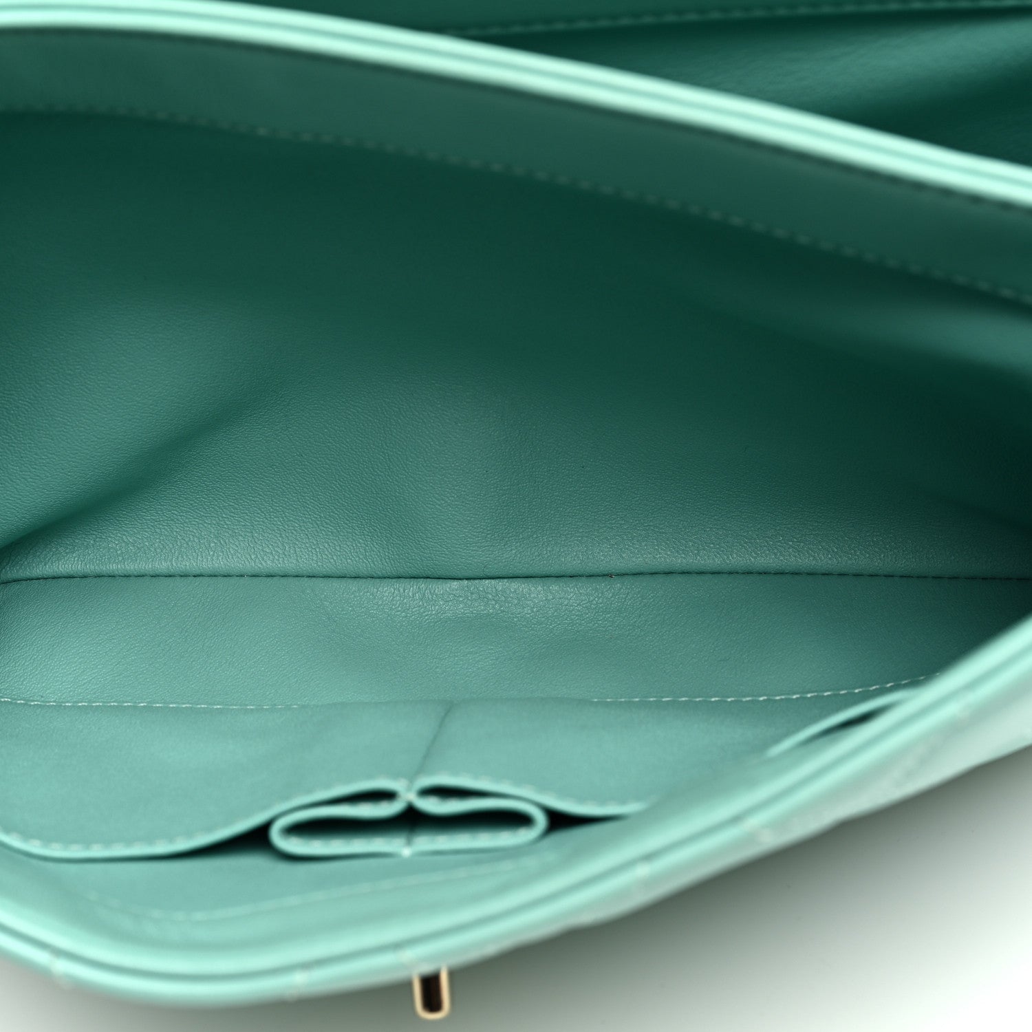 Chanel Lambskin Quilted Medium Trendy CC Flap Dual Handle Bag Light Green 6 of 10