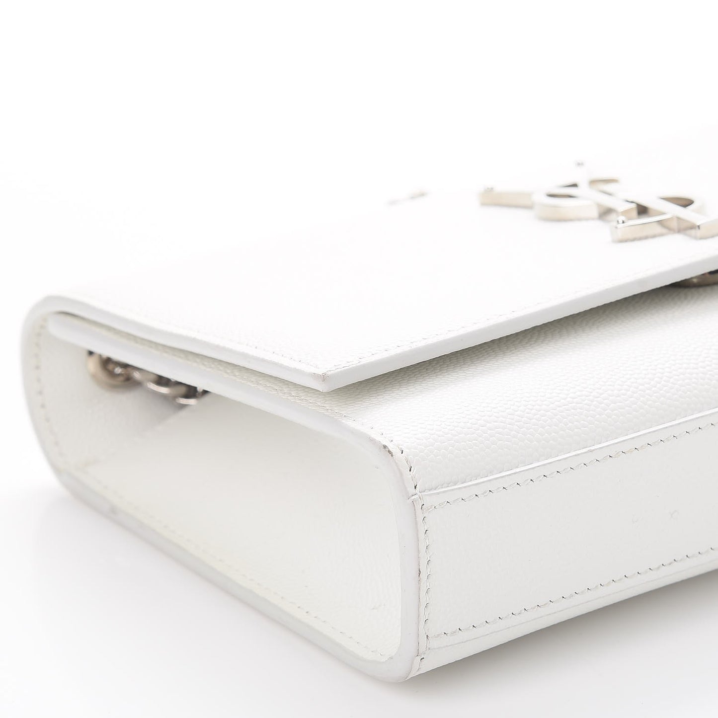 Grain De Poudre Small Monogram Kate Satchel Optical White
