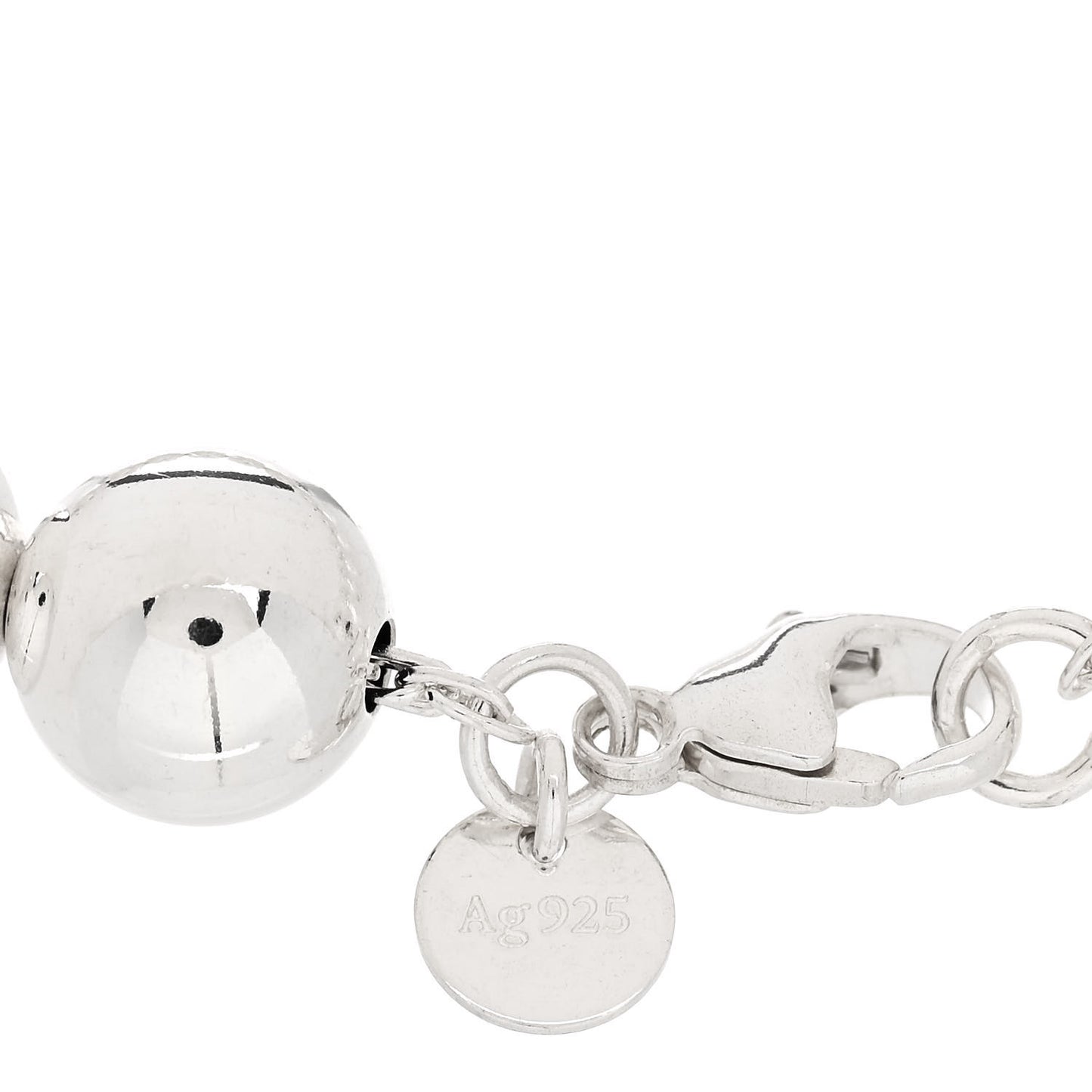 Sterling Silver 10mm HardWear Ball Bracelet