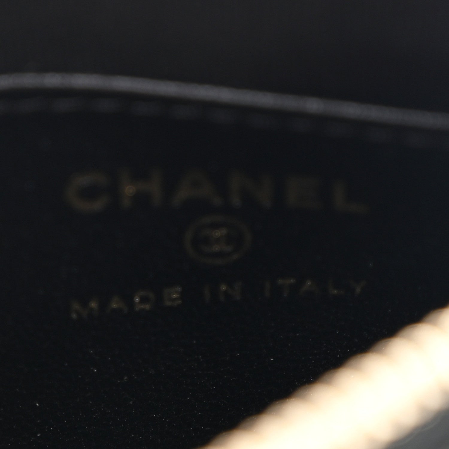 Chanel Shiny Crumpled Lambskin Quilted Mini Clutch With Chain Black 6 of 11