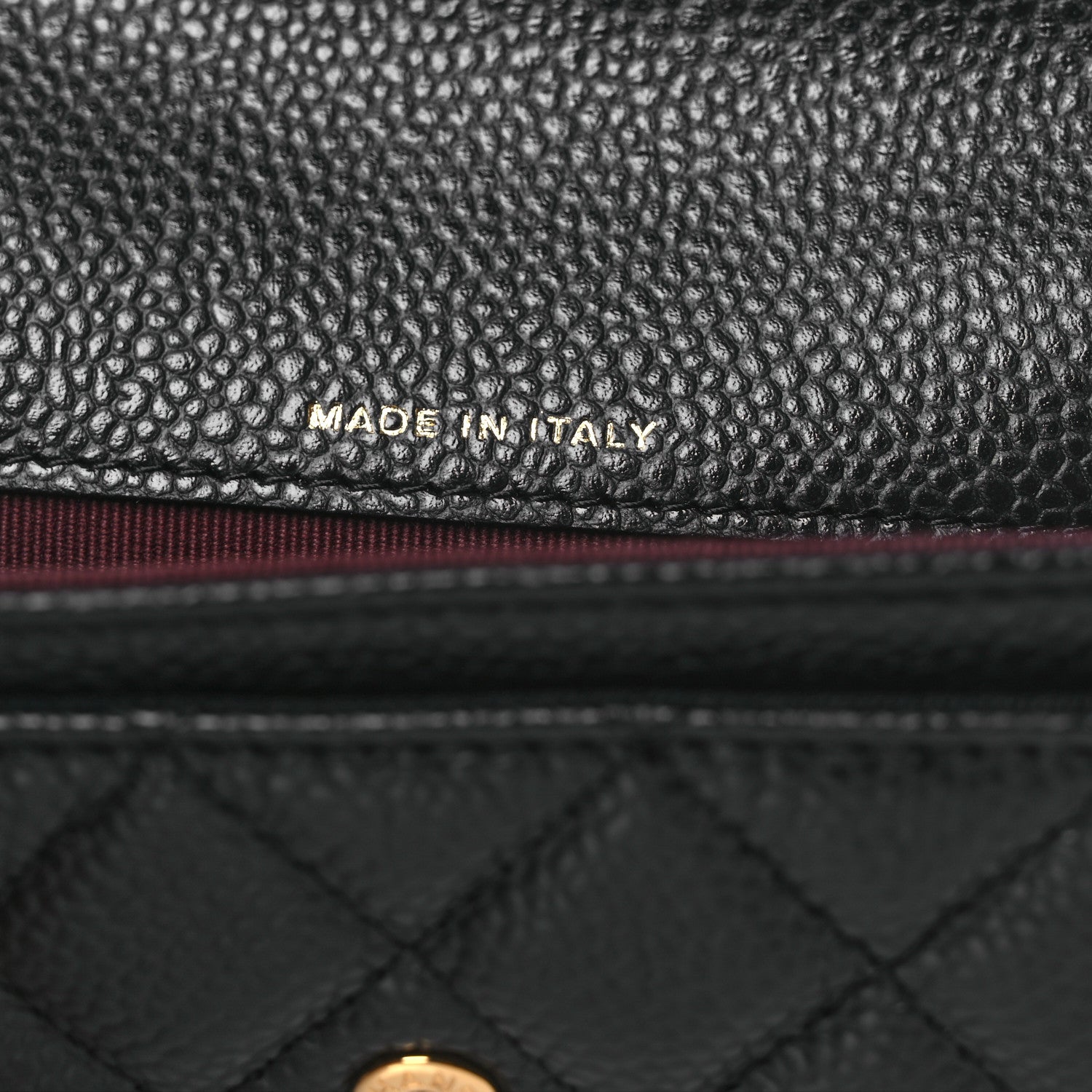 Chanel Caviar Quilted Flap Card Holder Wallet Black 7 of 10
