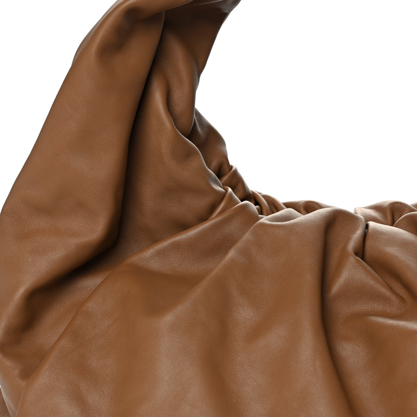 Smooth Butter Calfskin Large The Shoulder Pouch Cammello
