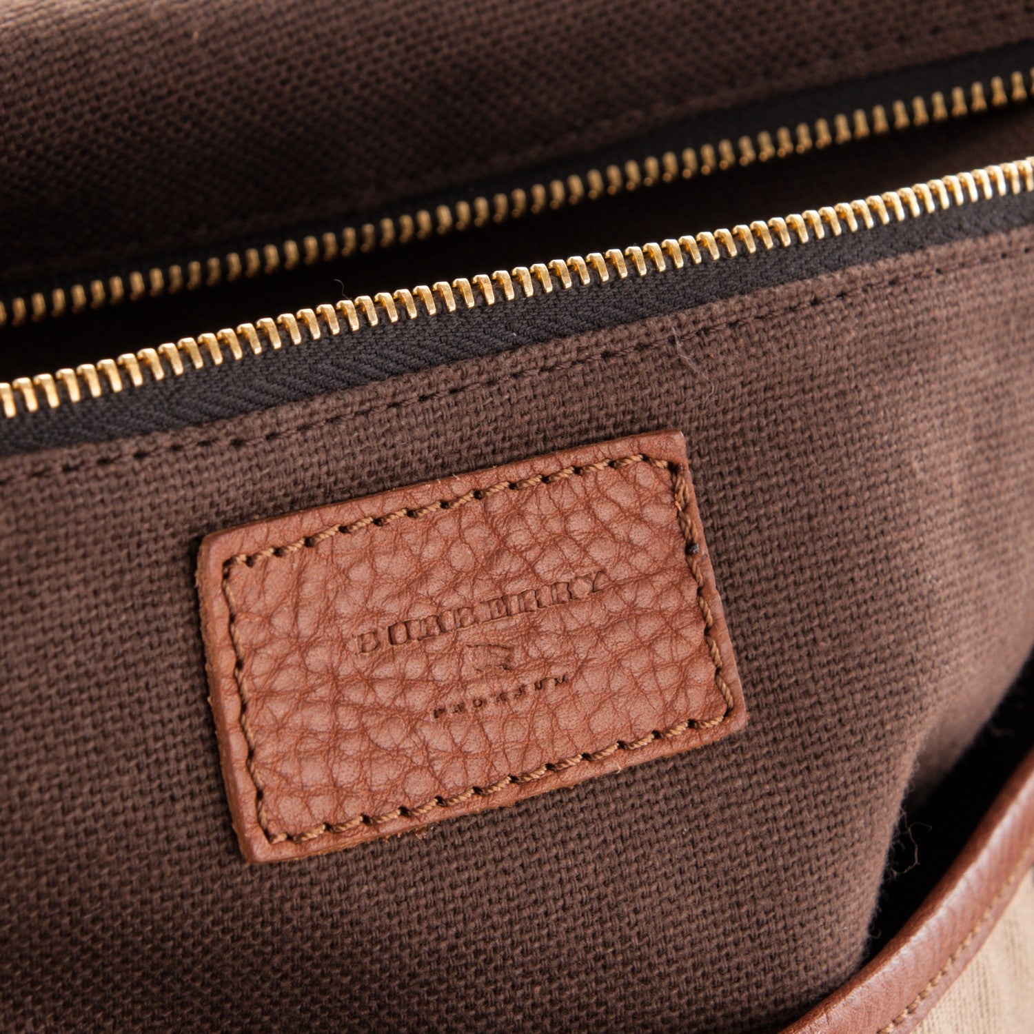 Burberry House Check Chain Hobo Tan 5 of 6