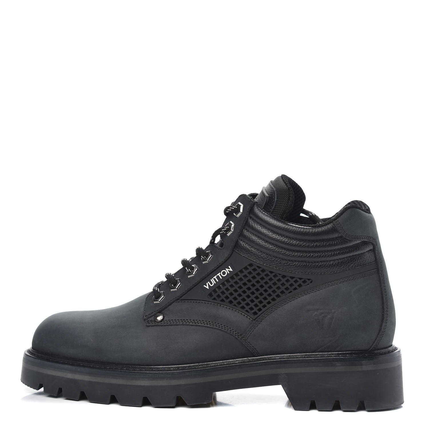 Louis Vuitton Nubuck Oberkampf Ankle Boots 7 Black 1 of 8