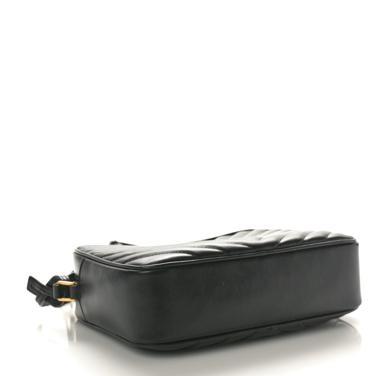Calfskin Matelasse Monogram Lou Camera Bag Black
