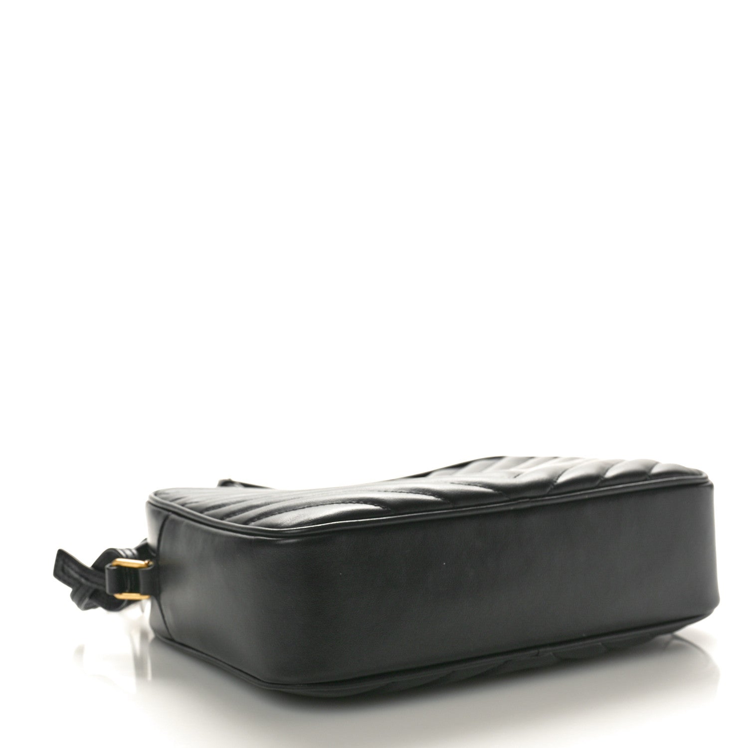 Saint Laurent Calfskin Matelasse Monogram Lou Camera Bag Black 5 of 11