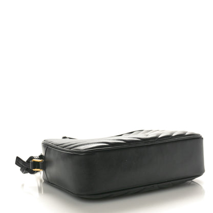 Saint Laurent Calfskin Matelasse Monogram Lou Camera Bag Black 5 of 11