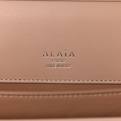 Alaia Calfskin Laser Cut Studded Medium Franca Crossbody Sable 6 of 13
