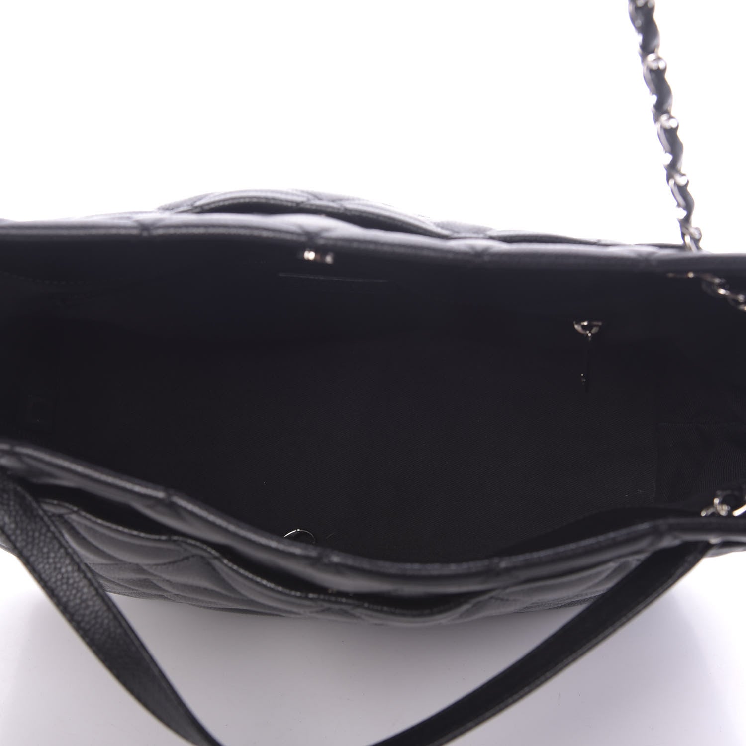 Chanel Caviar Quilted Timeless CC Soft Tote Black 7 of 13