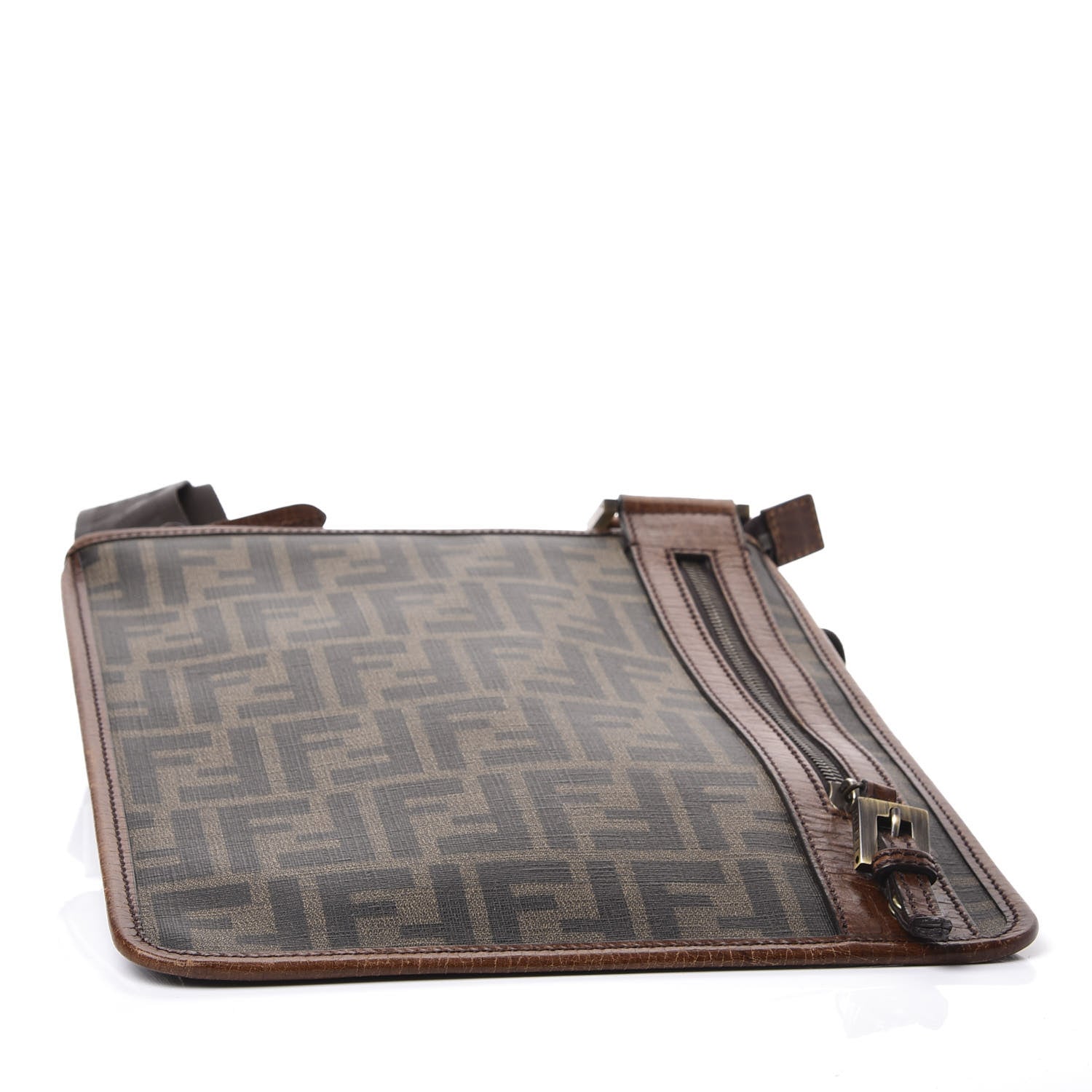 Fendi Zucca Spalmati Messenger Bag Tobacco 3 of 10
