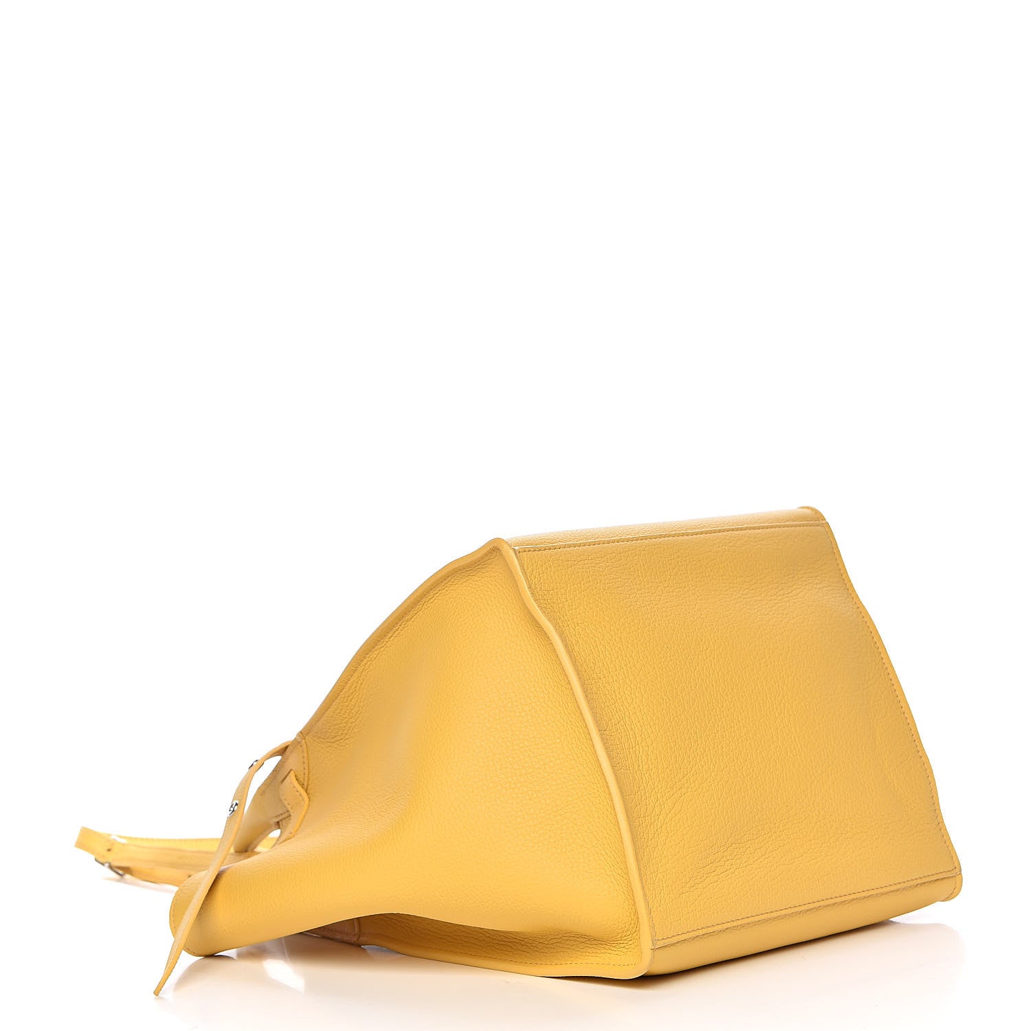 Celine Supple Grained Calfskin Small Long Strap Big Bag Sunflower 4 of 10
