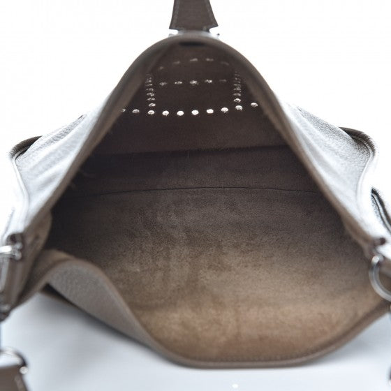 Hermes Taurillon Clemence Evelyne III PM Etoupe 8 of 10