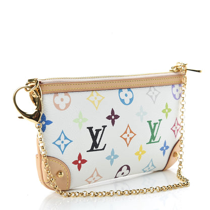 Louis Vuitton Monogram Multicolor Pochette Milla MM White 3 of 8