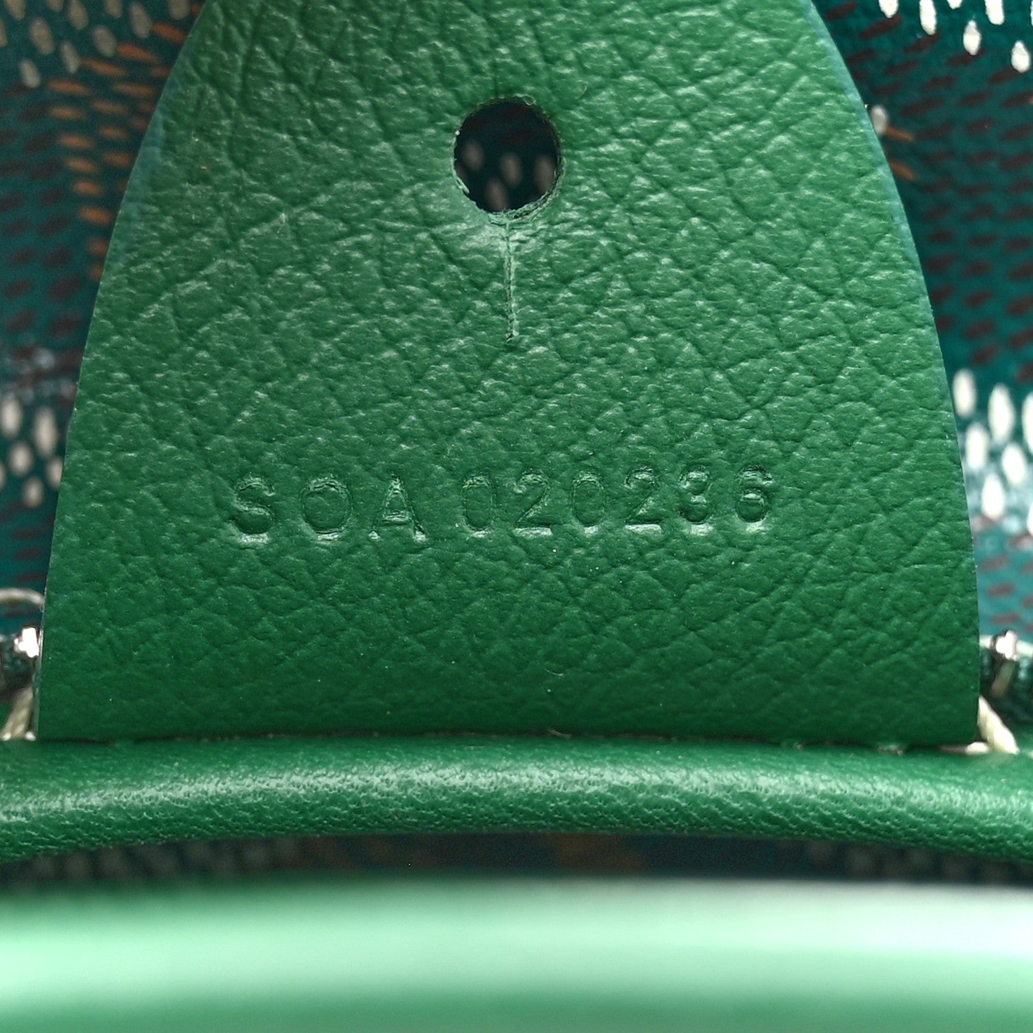 Goyard Goyardine Artois PM Green 7 of 10