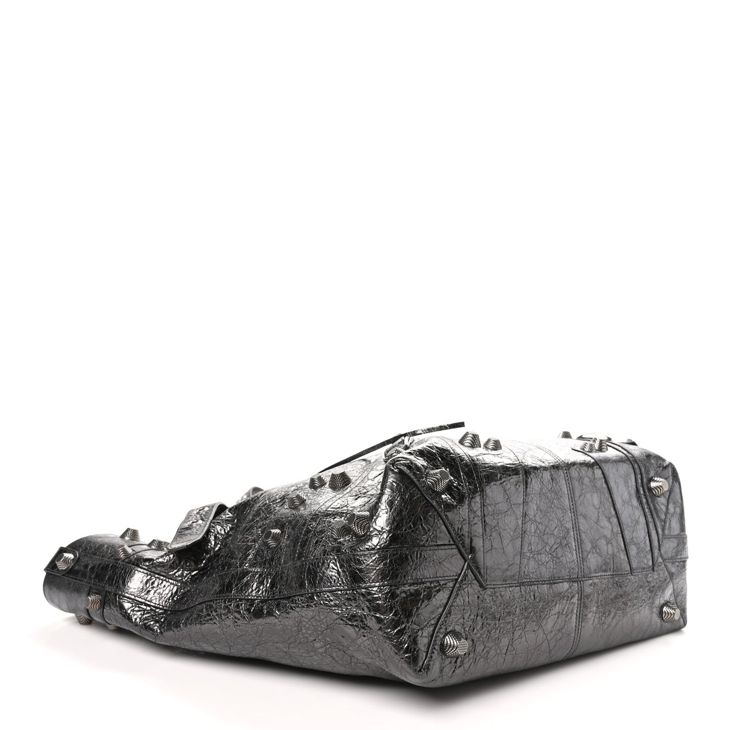 Agneau Arena Large Le Cagole Carry All Bag Steel Grey