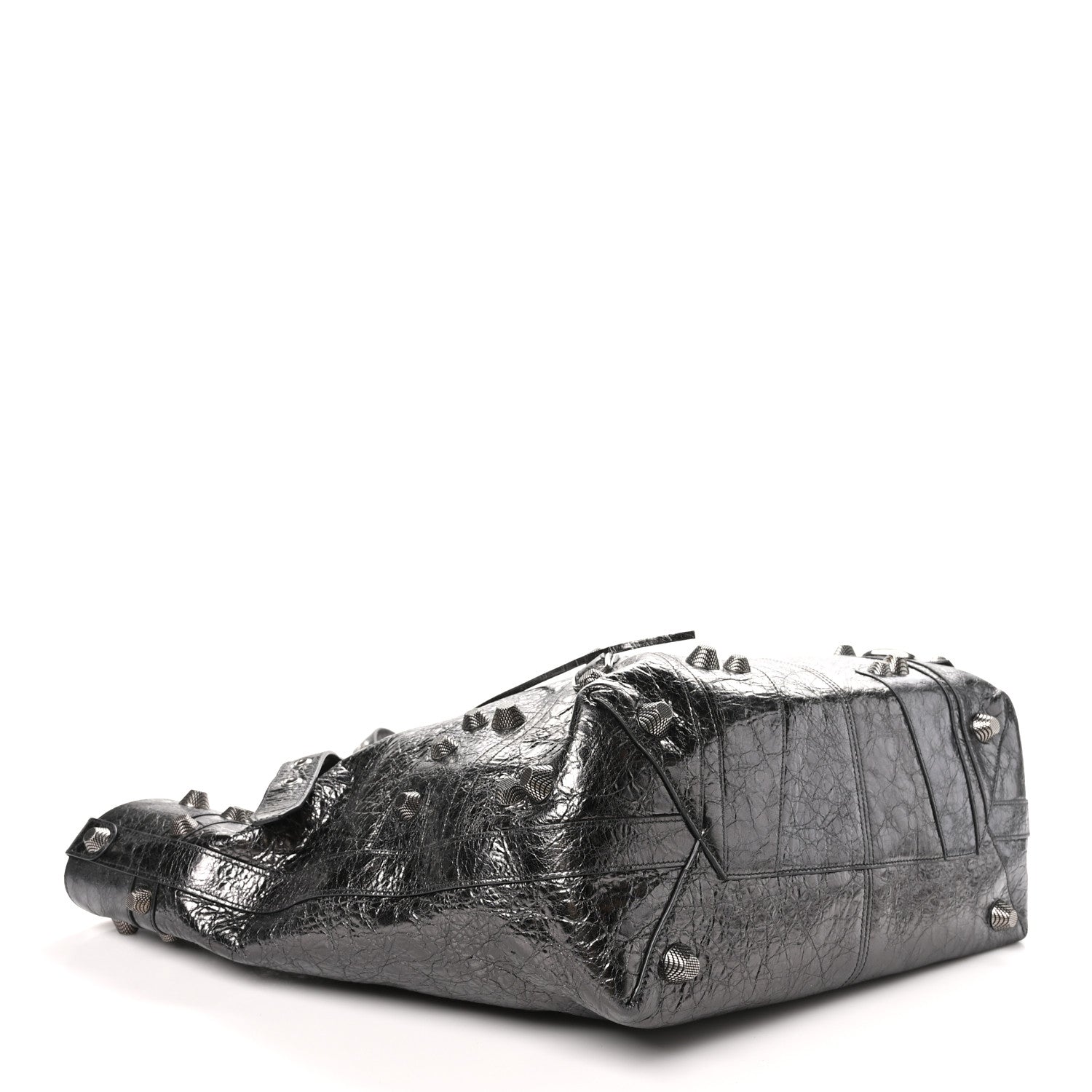 Balenciaga Agneau Arena Large Le Cagole Carry All Bag Steel Grey 4 of 10