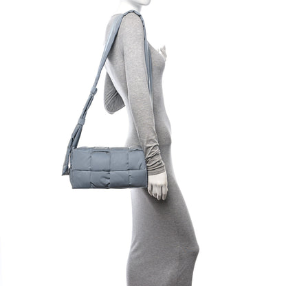 Bottega Veneta Nylon Intrecciato Padded Tech Cassette Bag Thunder 2 of 15