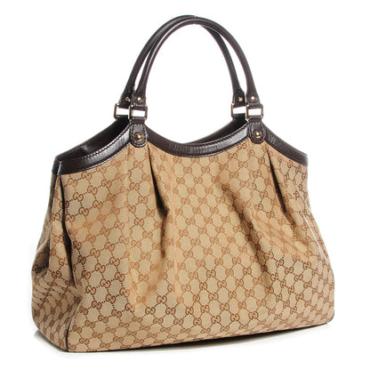 Gucci Monogram Large Sukey Tote Dark Brown 3 of 7