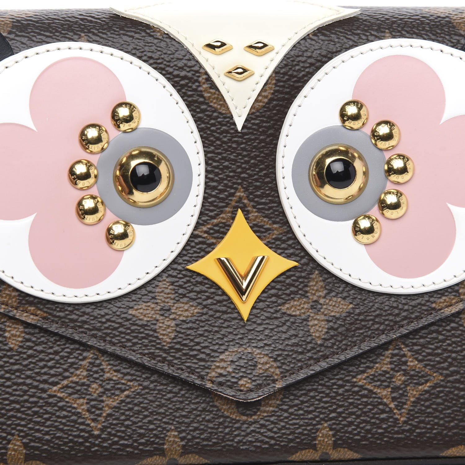 Louis Vuitton Monogram Lovely Birds Pochette Felicie Chain Wallet 12 of 15